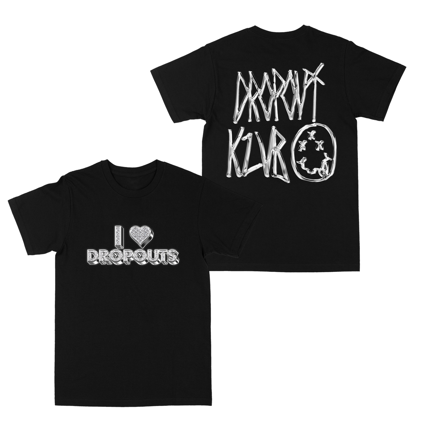 I ♡ Dropouts Black Tee