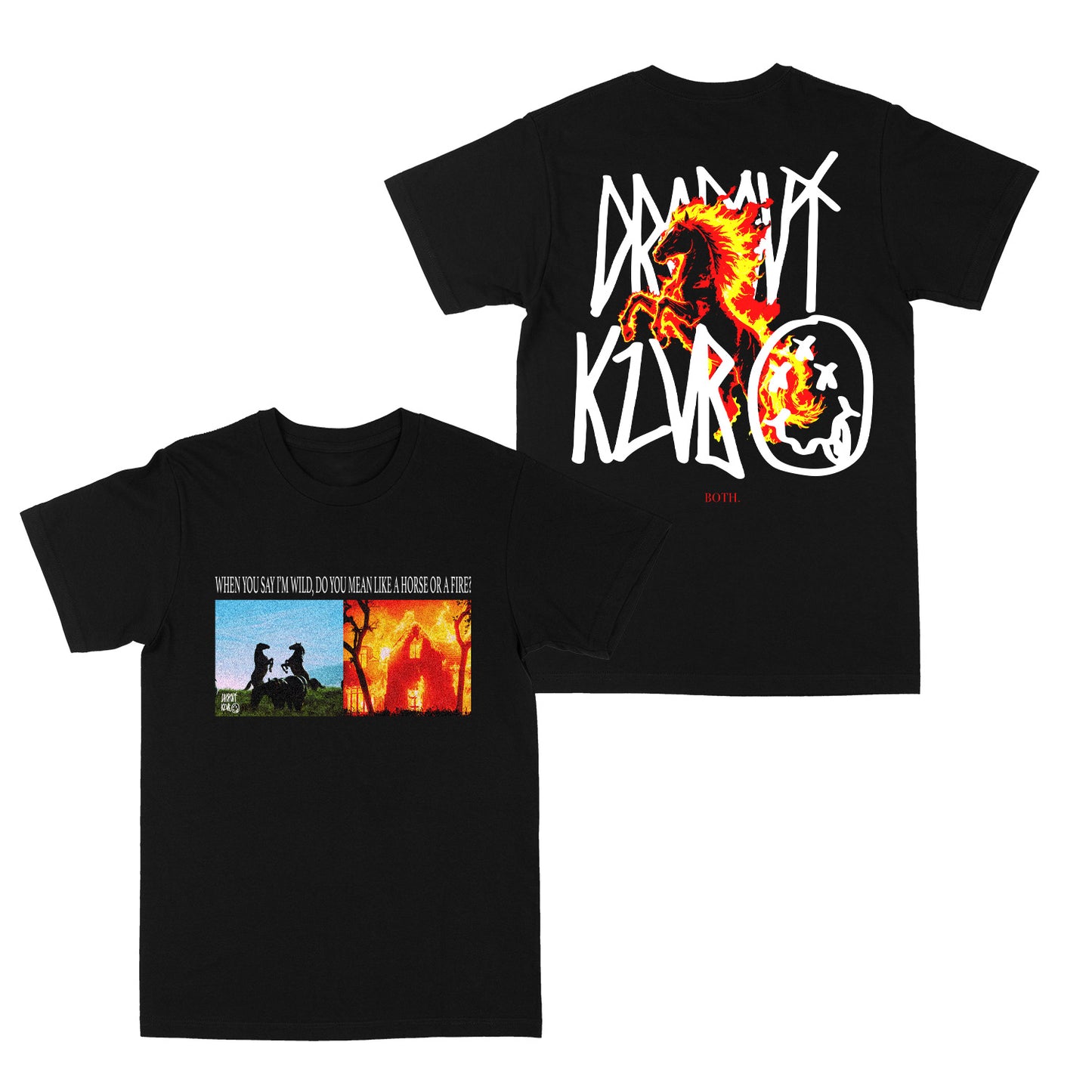 Horse Fire "Black" Tee