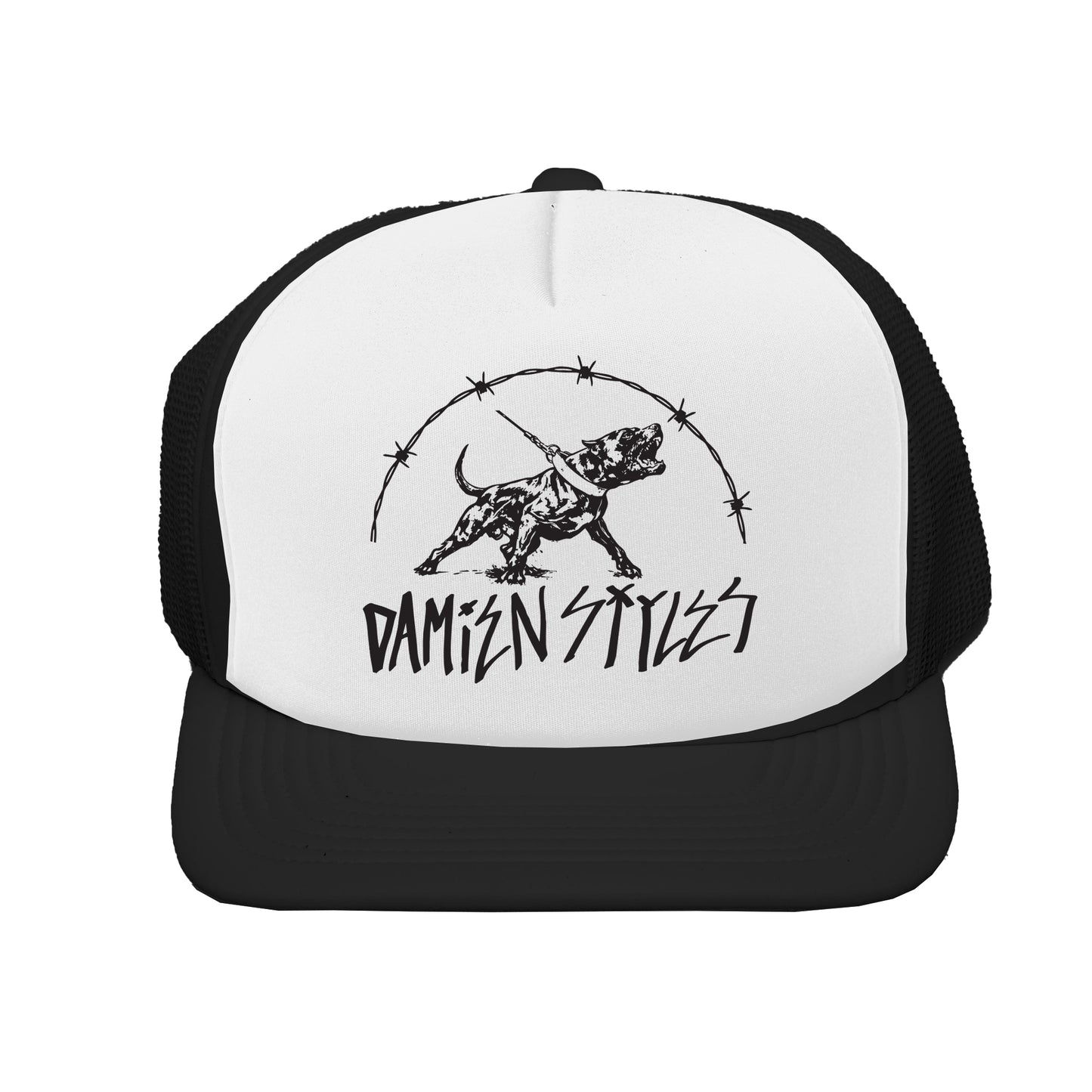 "The Pit Bull" Black/White Trucker Hat