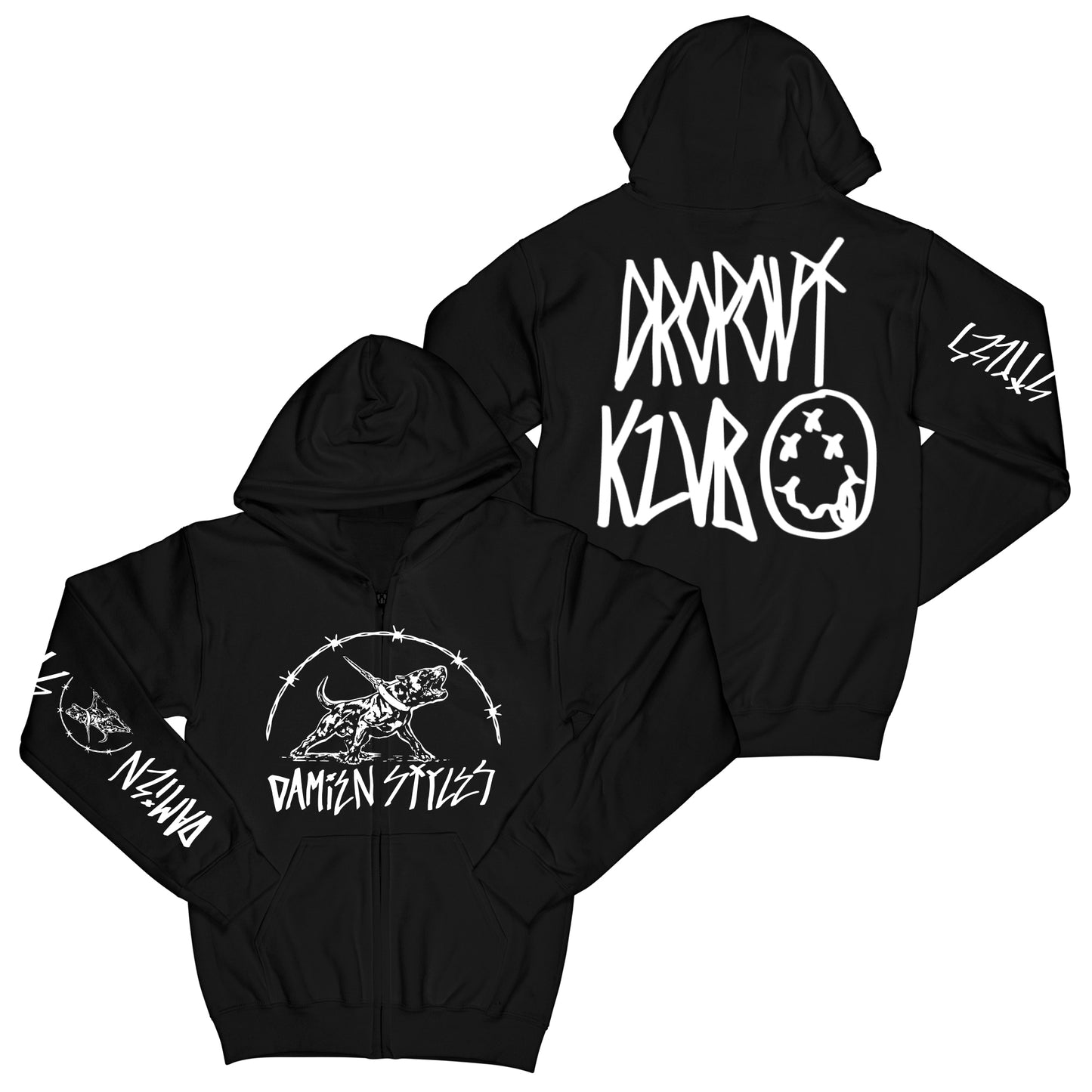 "The Pit Bull" Black Zip up