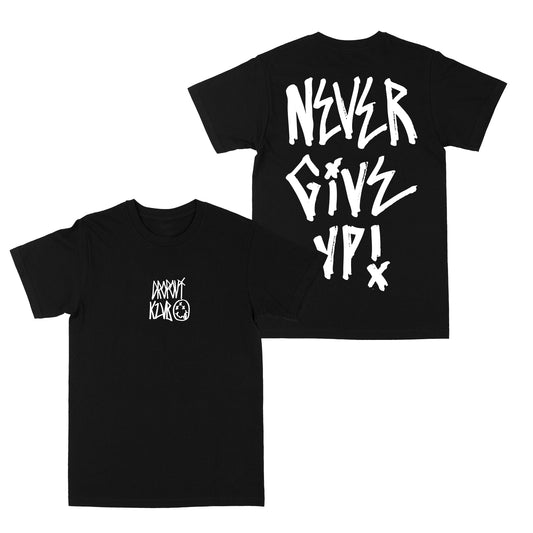 Never Give Up "Black" Tee
