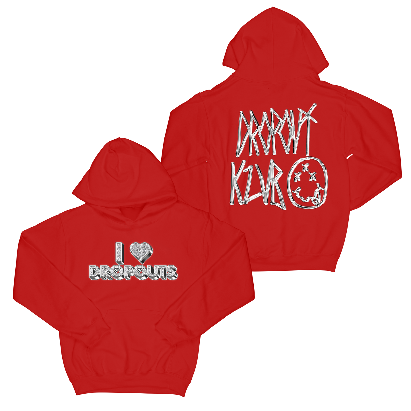 I ♡ Dropouts Red Hoodie