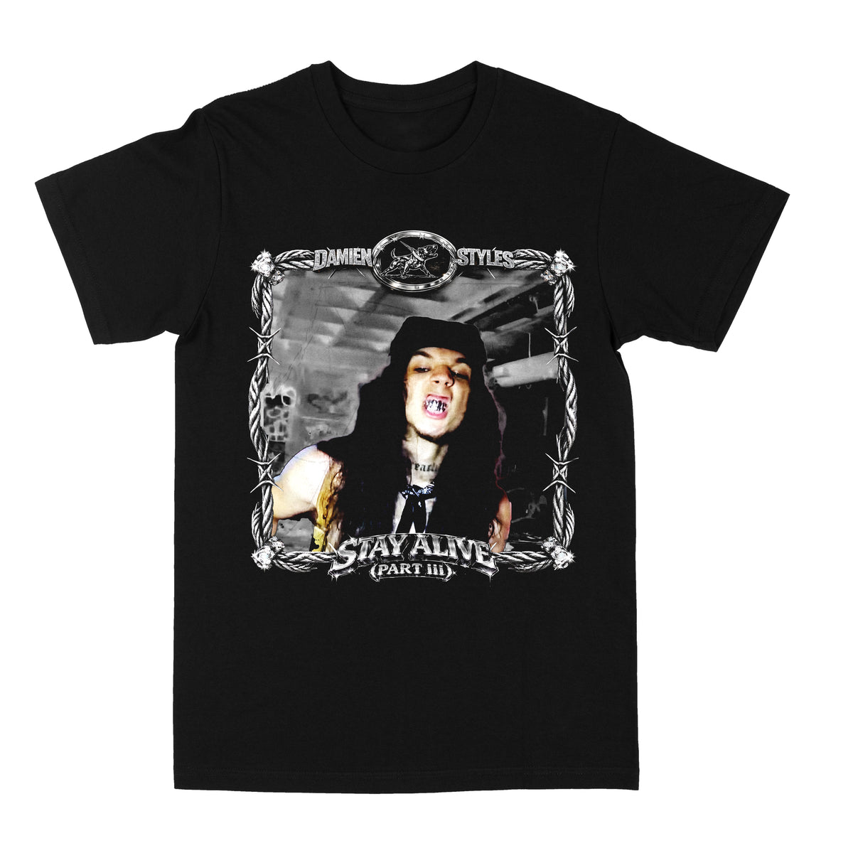 Stay Alive Cover "Black" Tee