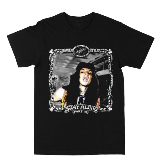 Stay Alive Cover "Black" Tee